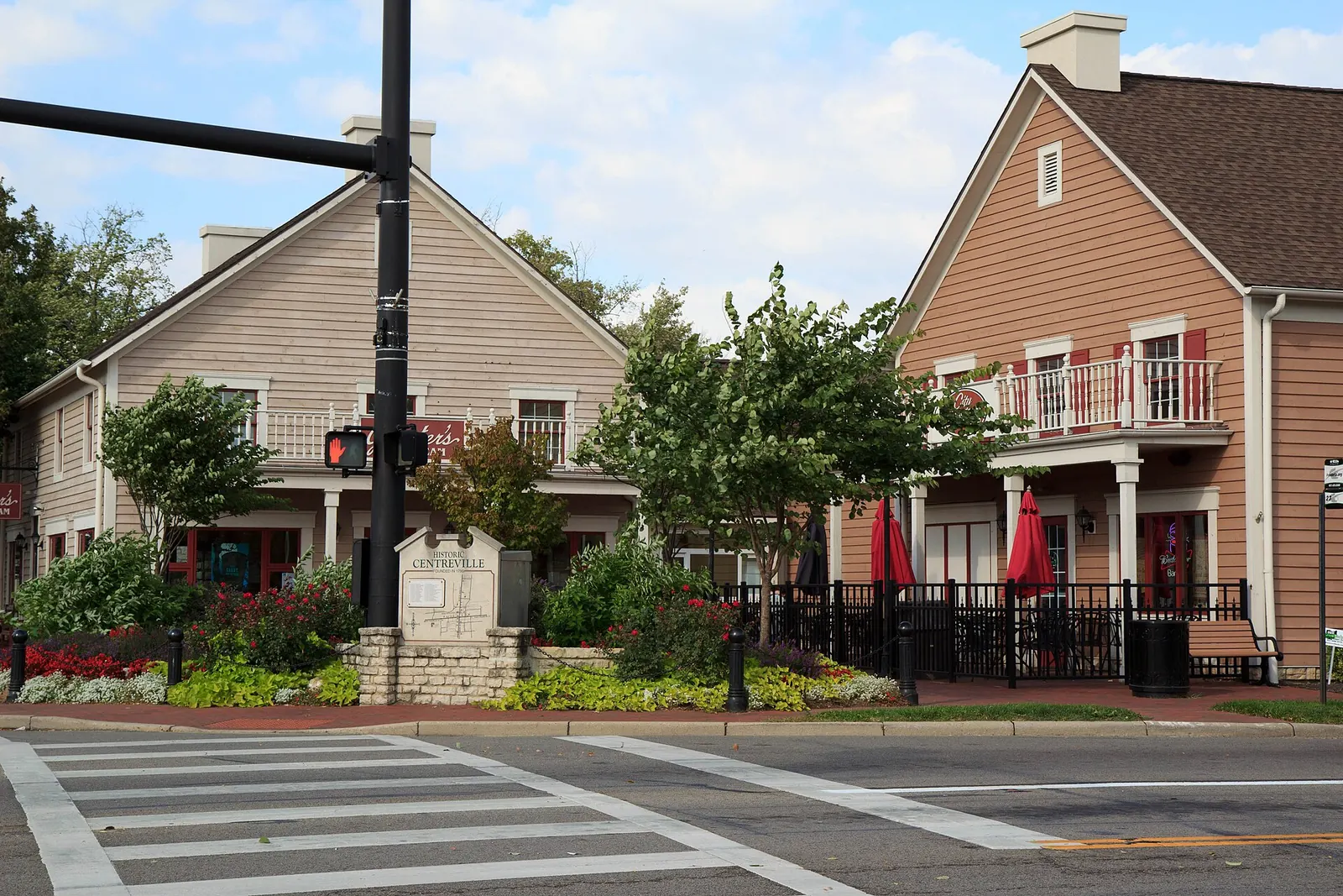 Historic district buildings in Centerville, Ohio