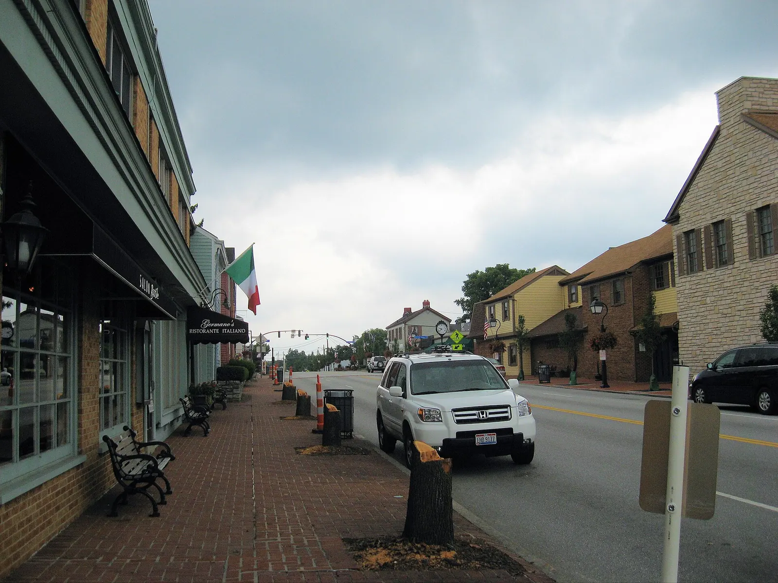 Historic downtown Montgomery, Ohio