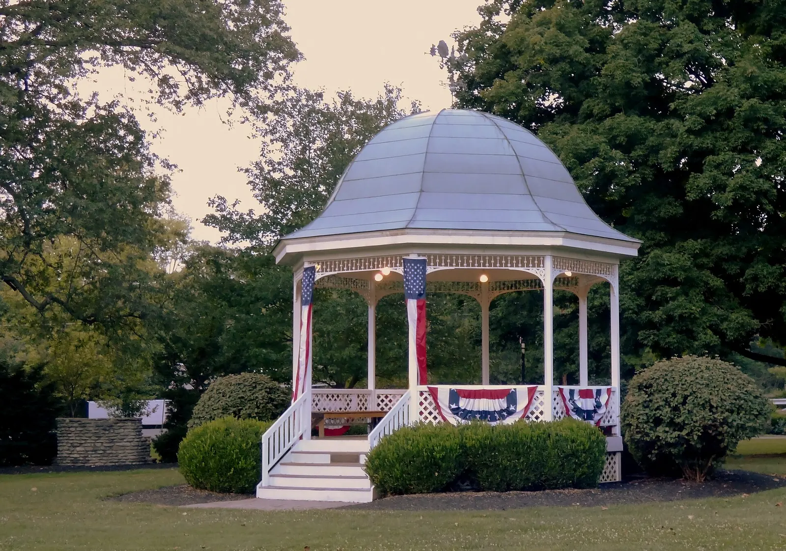 Village gazebo in Terrace Park, Ohio